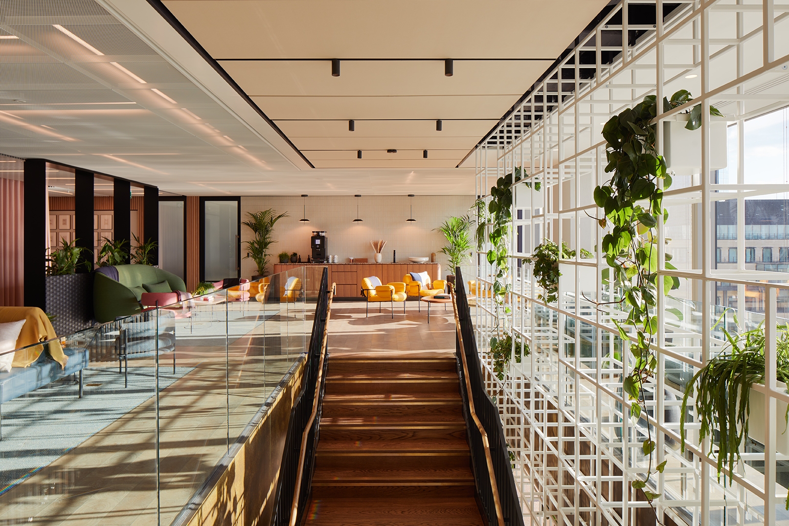 Natural light and biophilic design at Myo Liverpool Street.